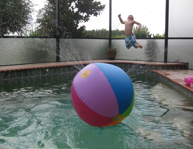 Pelota Inflable Lanza Agua Chorros Verán